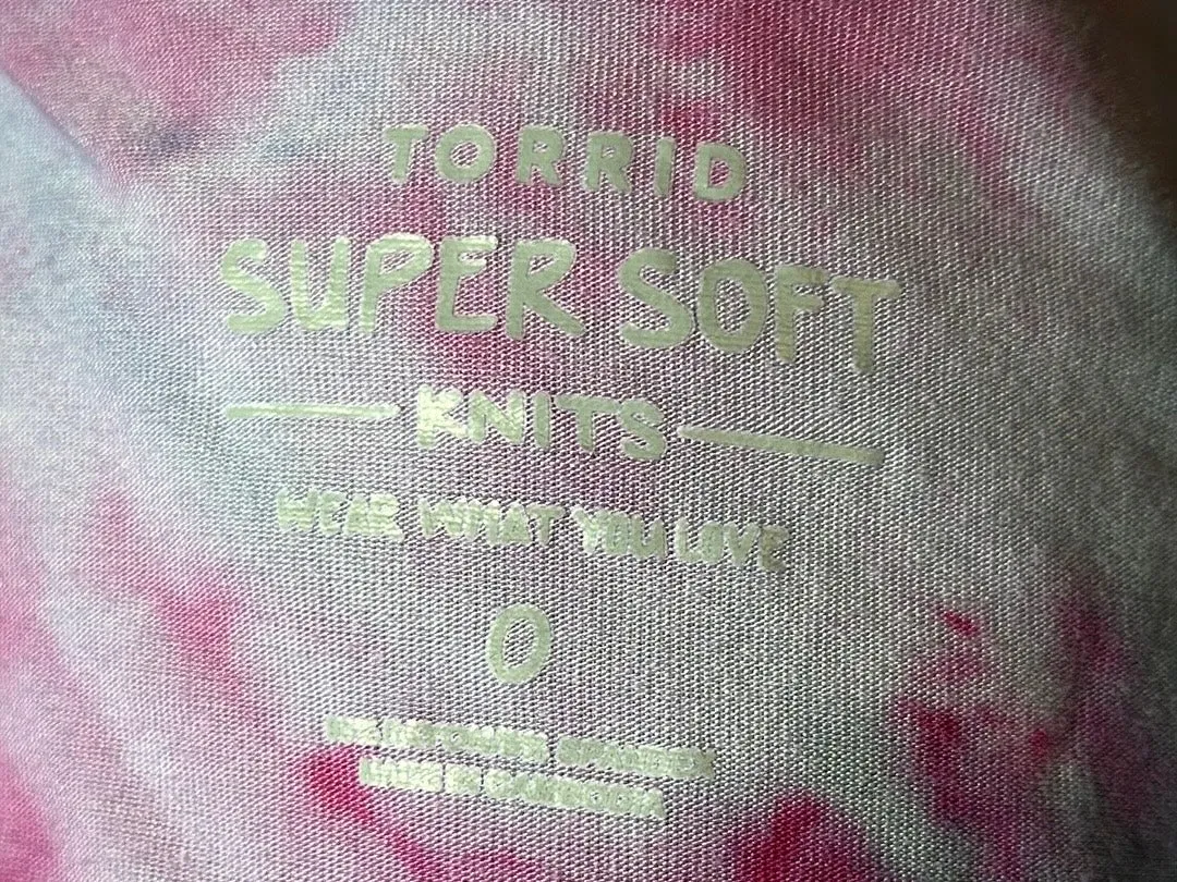 0X Tye dye t-shirt
