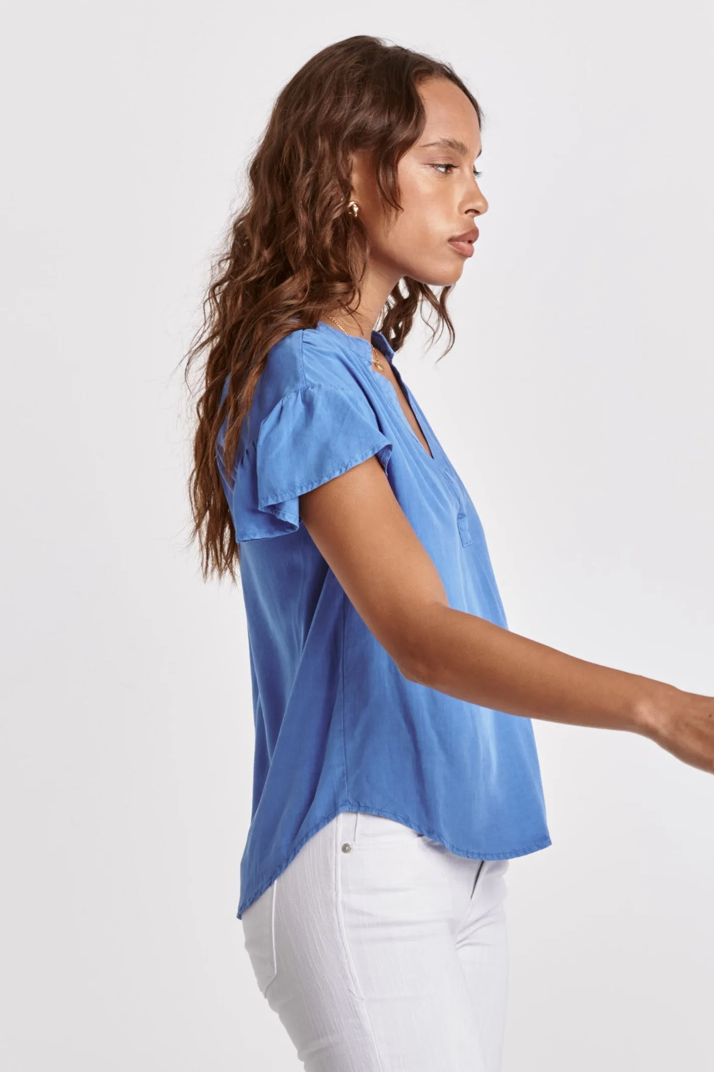 Blake Flutter Sleeve Top - FINAL SALE