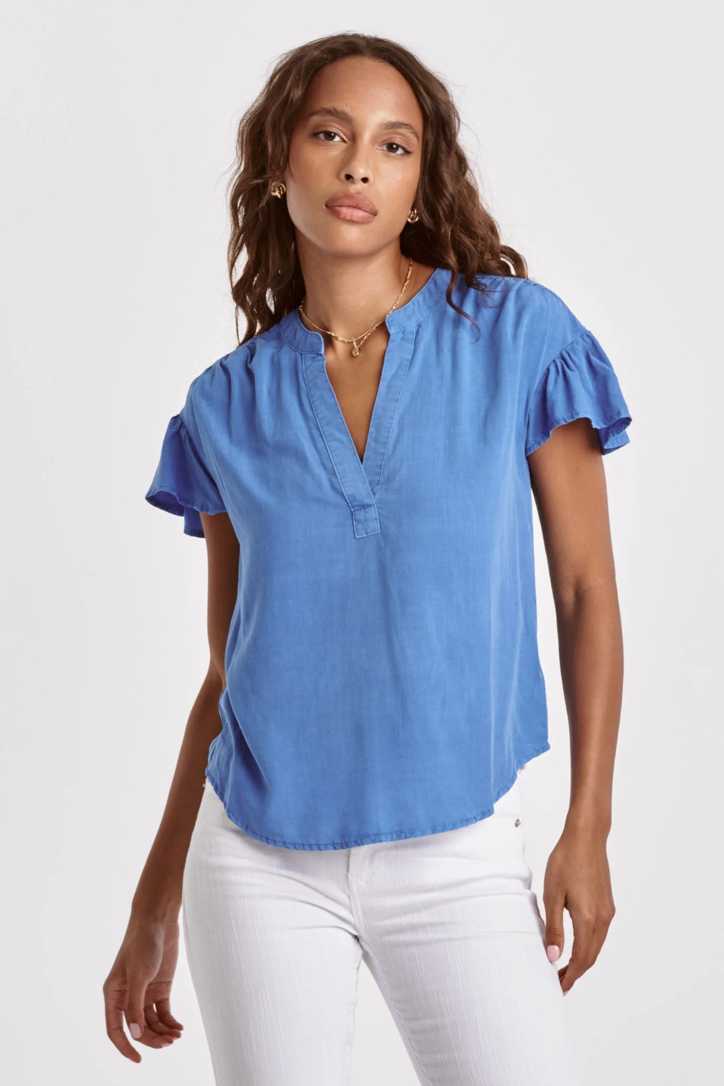 Blake Flutter Sleeve Top - FINAL SALE