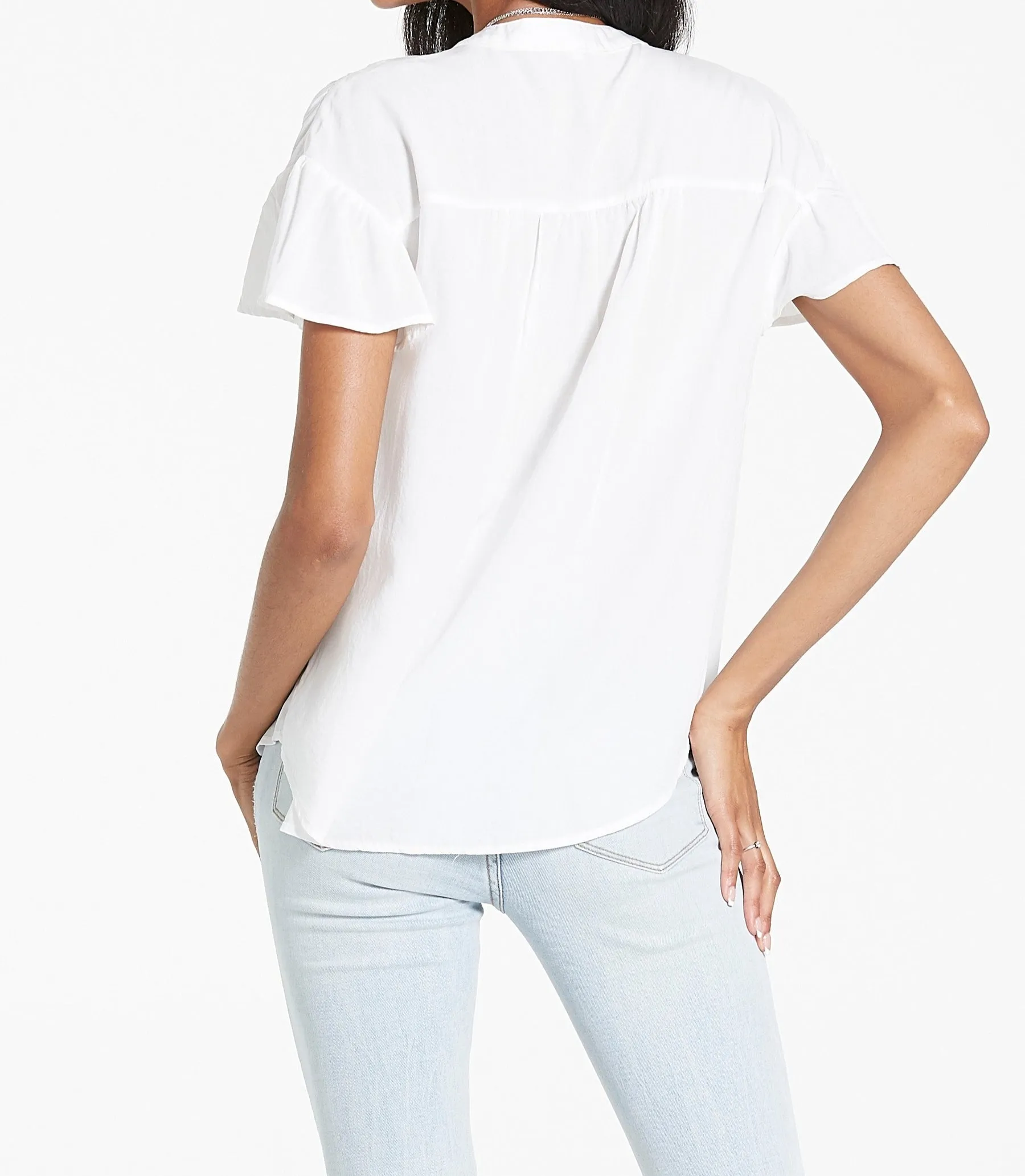 Blake Flutter Sleeve Top - FINAL SALE