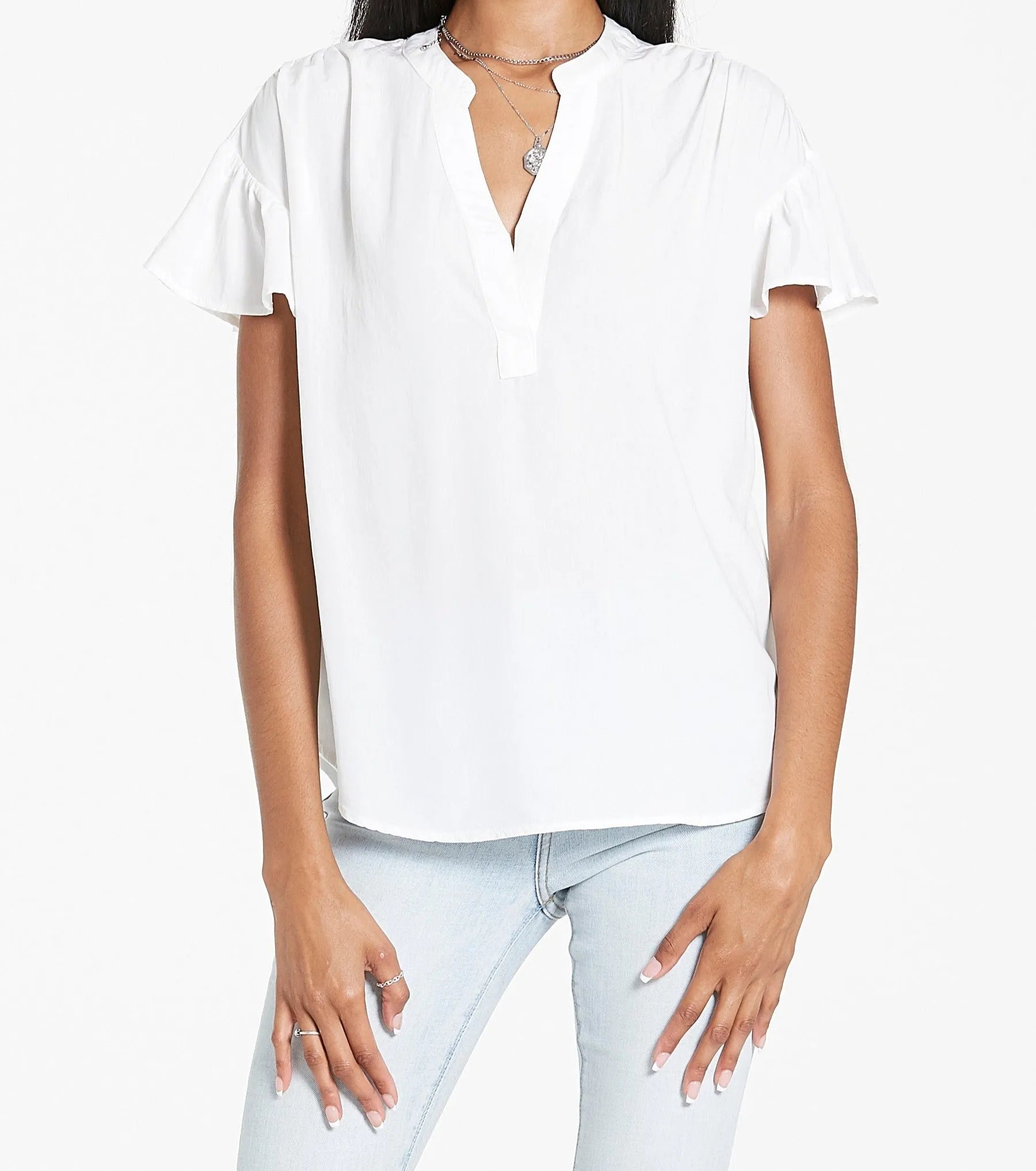 Blake Flutter Sleeve Top - FINAL SALE
