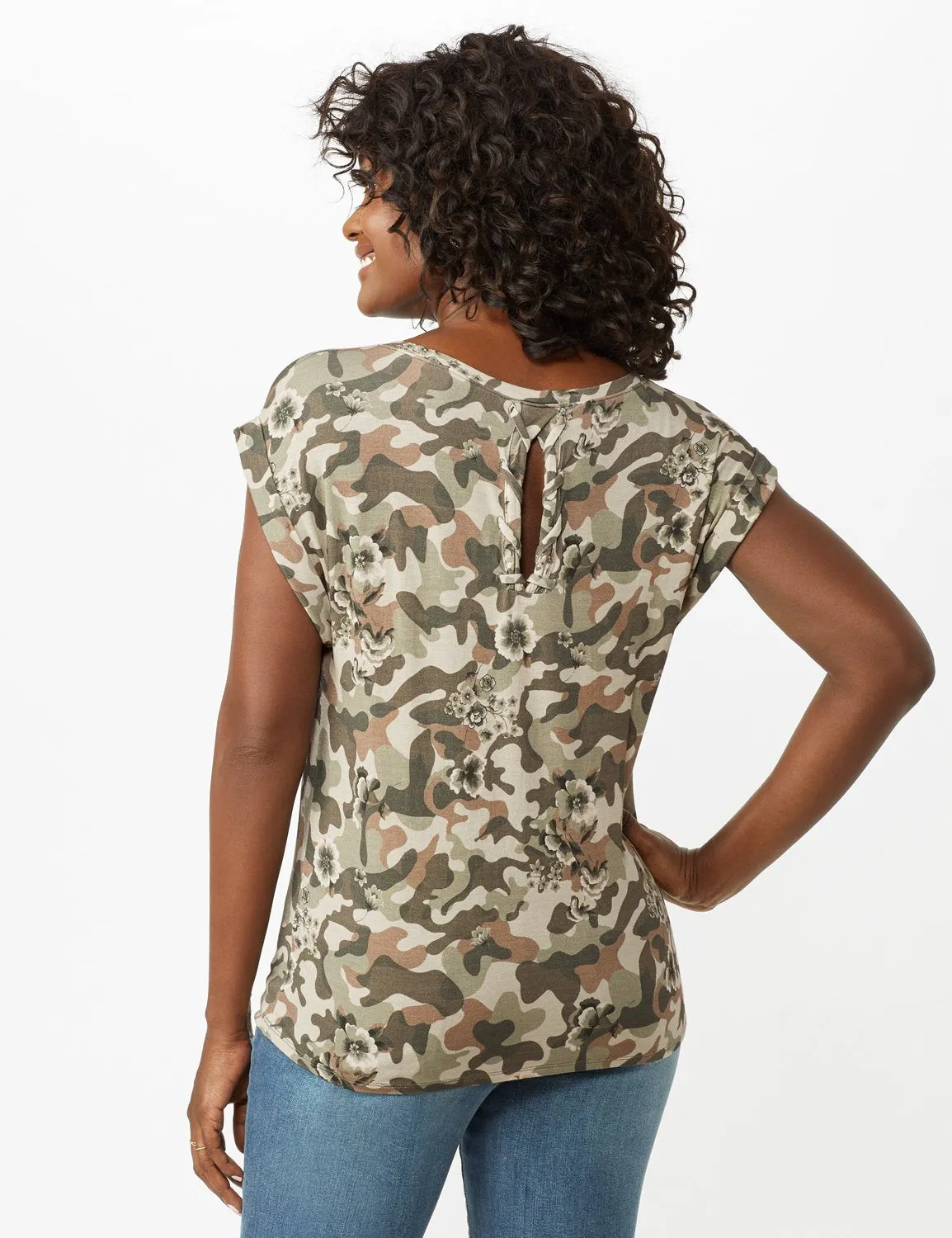 Camouflage Knit Tee