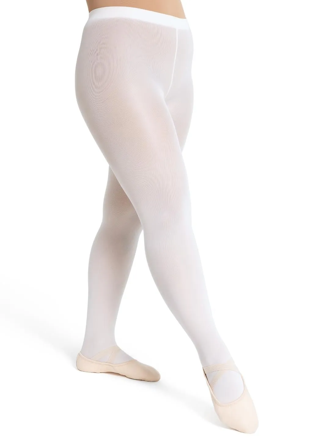 Capezio Ultra Soft Self Knit Waistband Transition Tights - Child