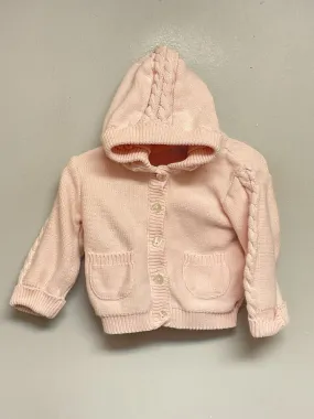 Feltman Bros. Size 6M Pink Knitted Cotton Infant Girls Sweaters & Vests