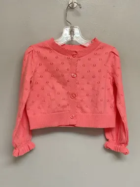 Gap Size 18M Pink Knitted Cotton Infant Girls Sweaters & Vests