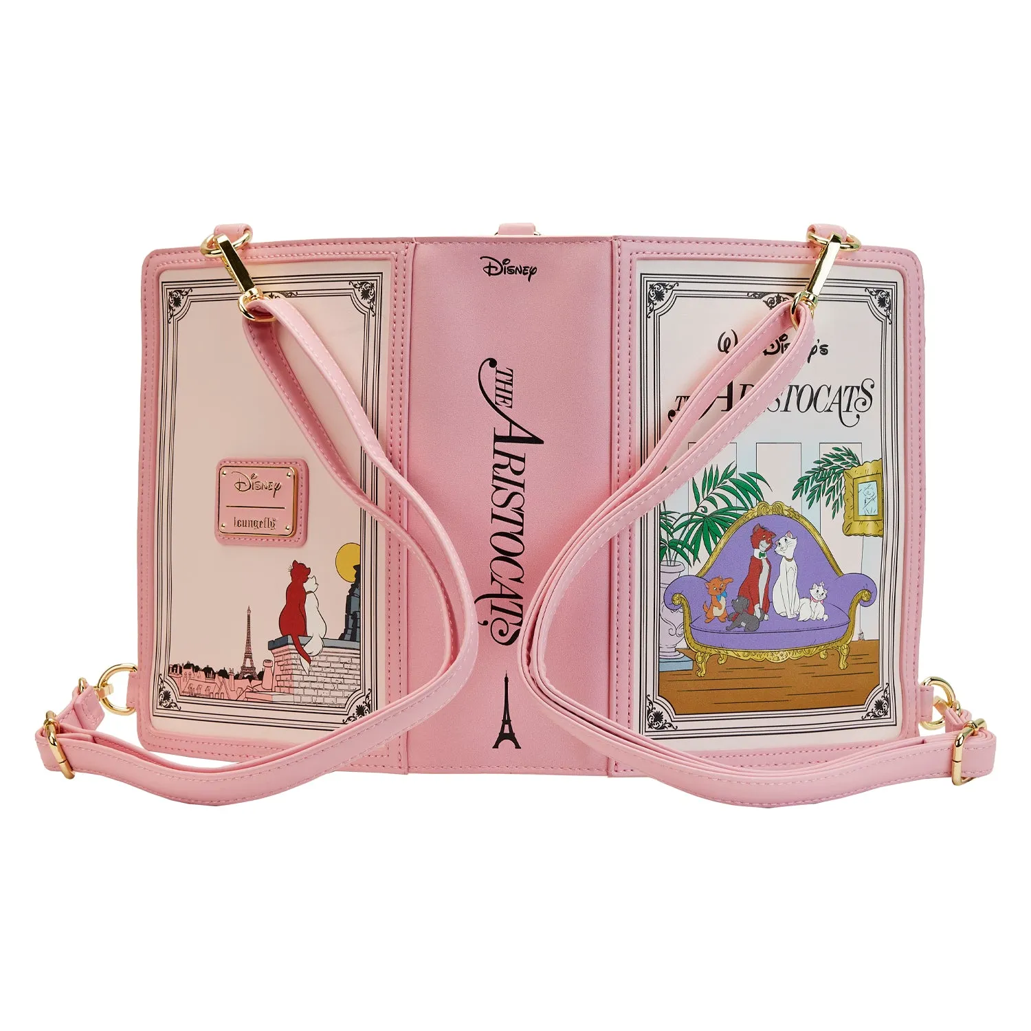 LF Disney The Aristocats Classic Book Convertible Crossbody Bag
