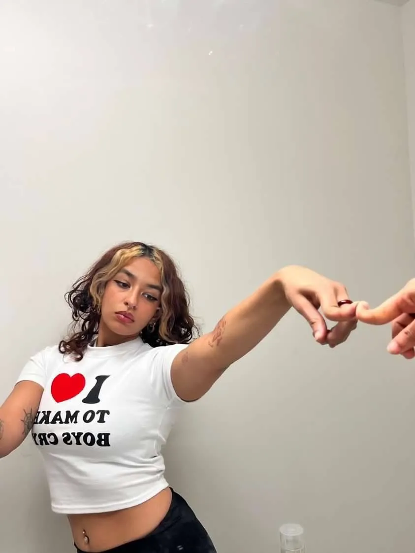MAKE BOYS CRY Baby Tee
