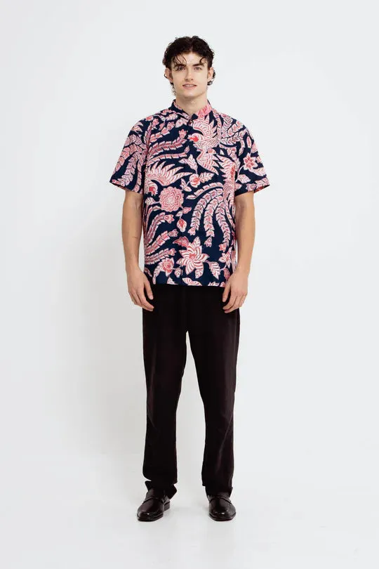 MANDARIN SHORT SLEEVE SHIRT