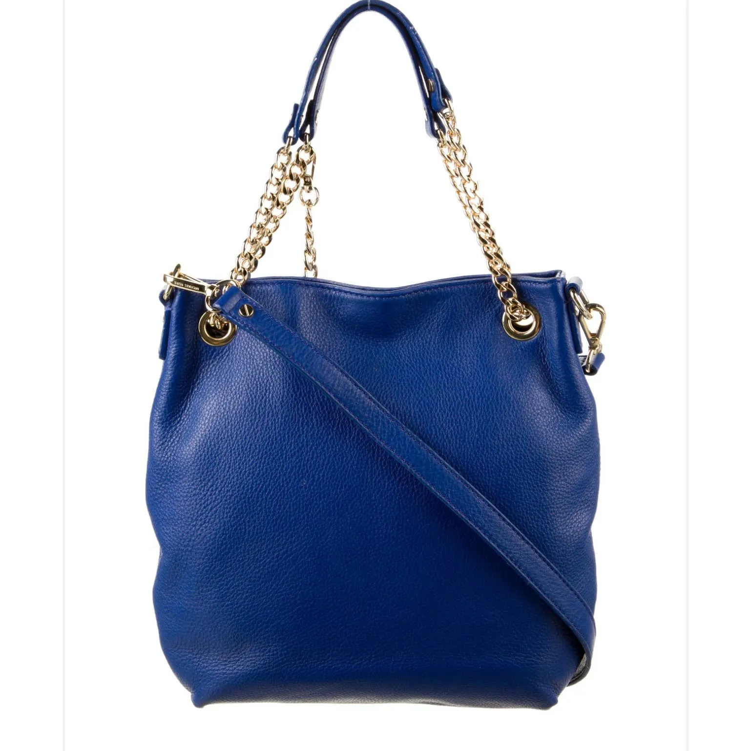 Michael Kors Jet Set Leather Handbag Purse Bag Convertible Blue
