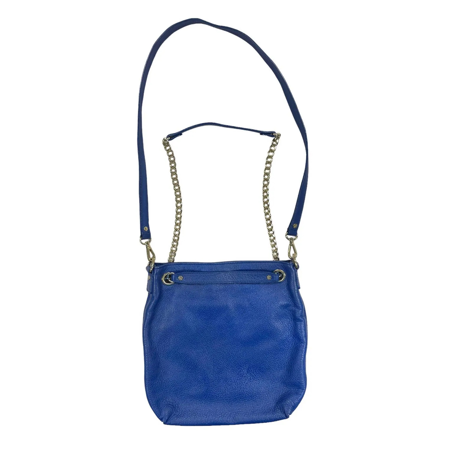 Michael Kors Jet Set Leather Handbag Purse Bag Convertible Blue