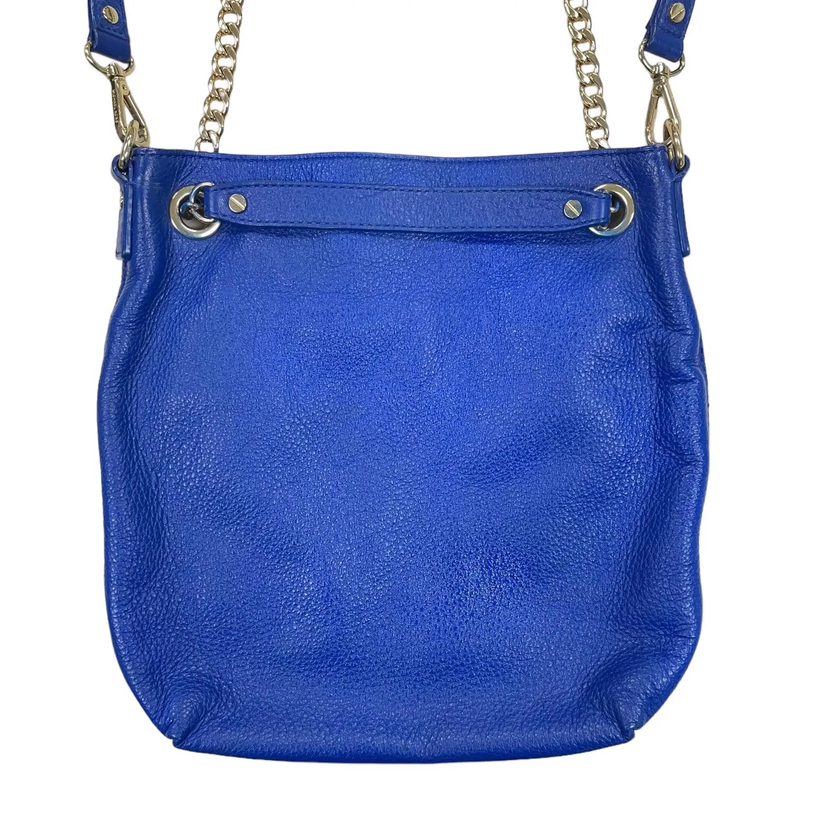 Michael Kors Jet Set Leather Handbag Purse Bag Convertible Blue