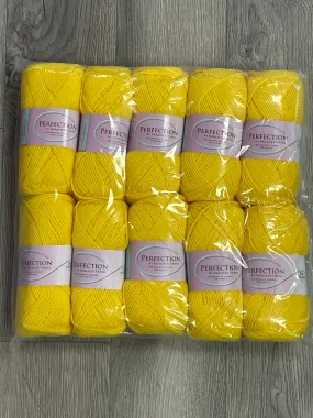 SALE Merino/Acrylic Yarn Bundle of 10 Skeins - "Canary Yellow"