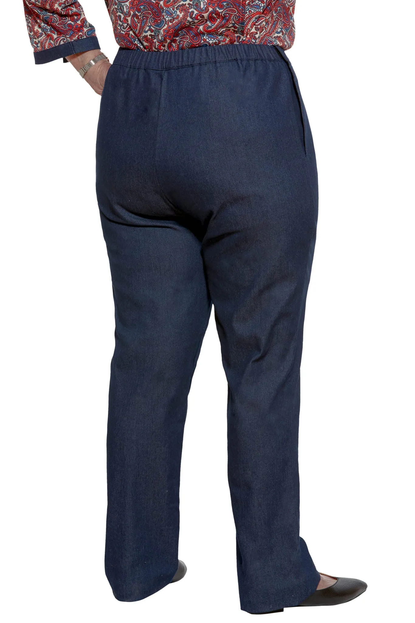 Side-Opening Adaptive Jeans for Women