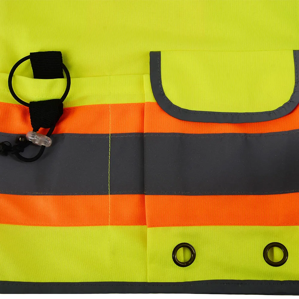 SMASYS Safety Vest for Men with Pockets Two-Tone Reflective Vests(LB-VS4043)