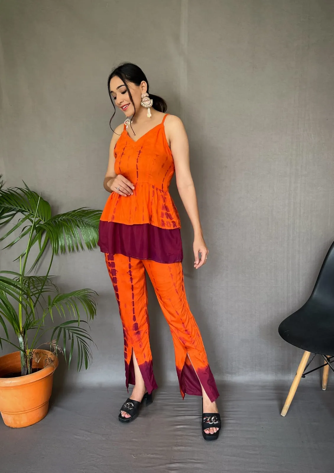 Spaghetti Top With Pants