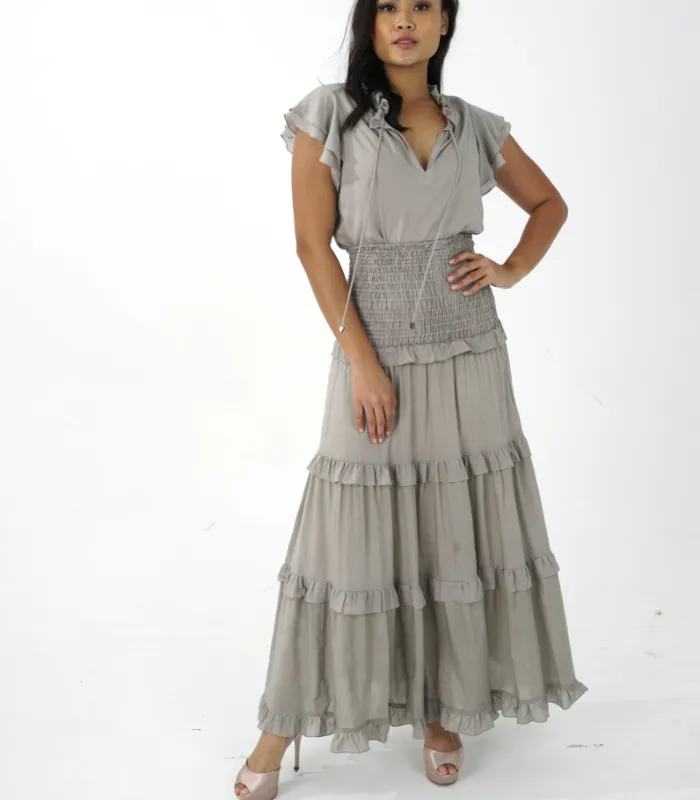 The Sabrina 2-in-1 Maxi Skirt & Strapless Dress by KonaCoco