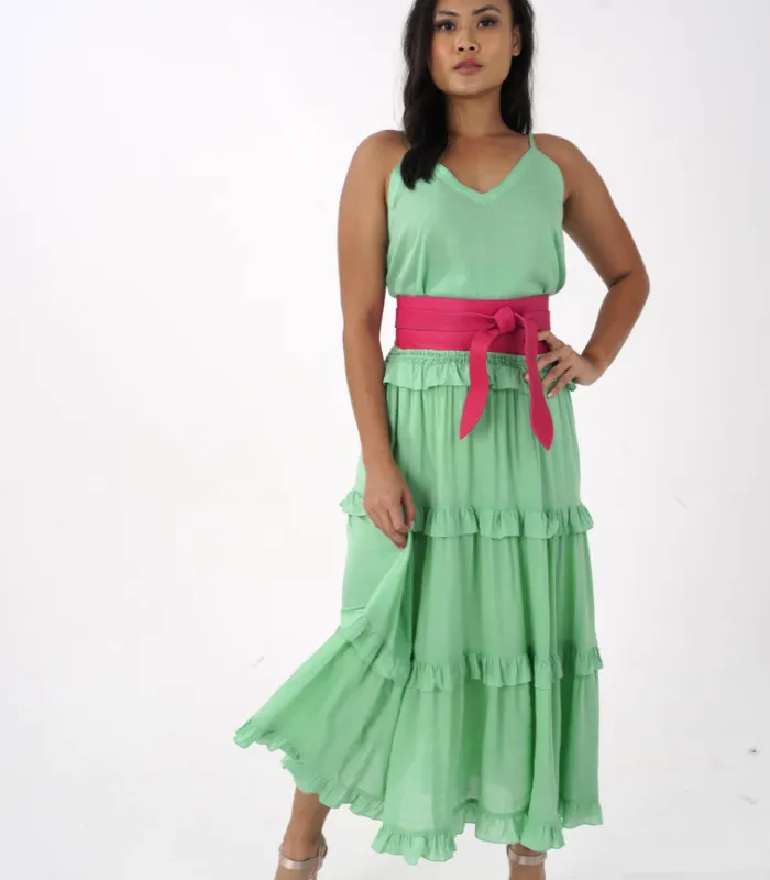 The Sabrina 2-in-1 Maxi Skirt & Strapless Dress by KonaCoco