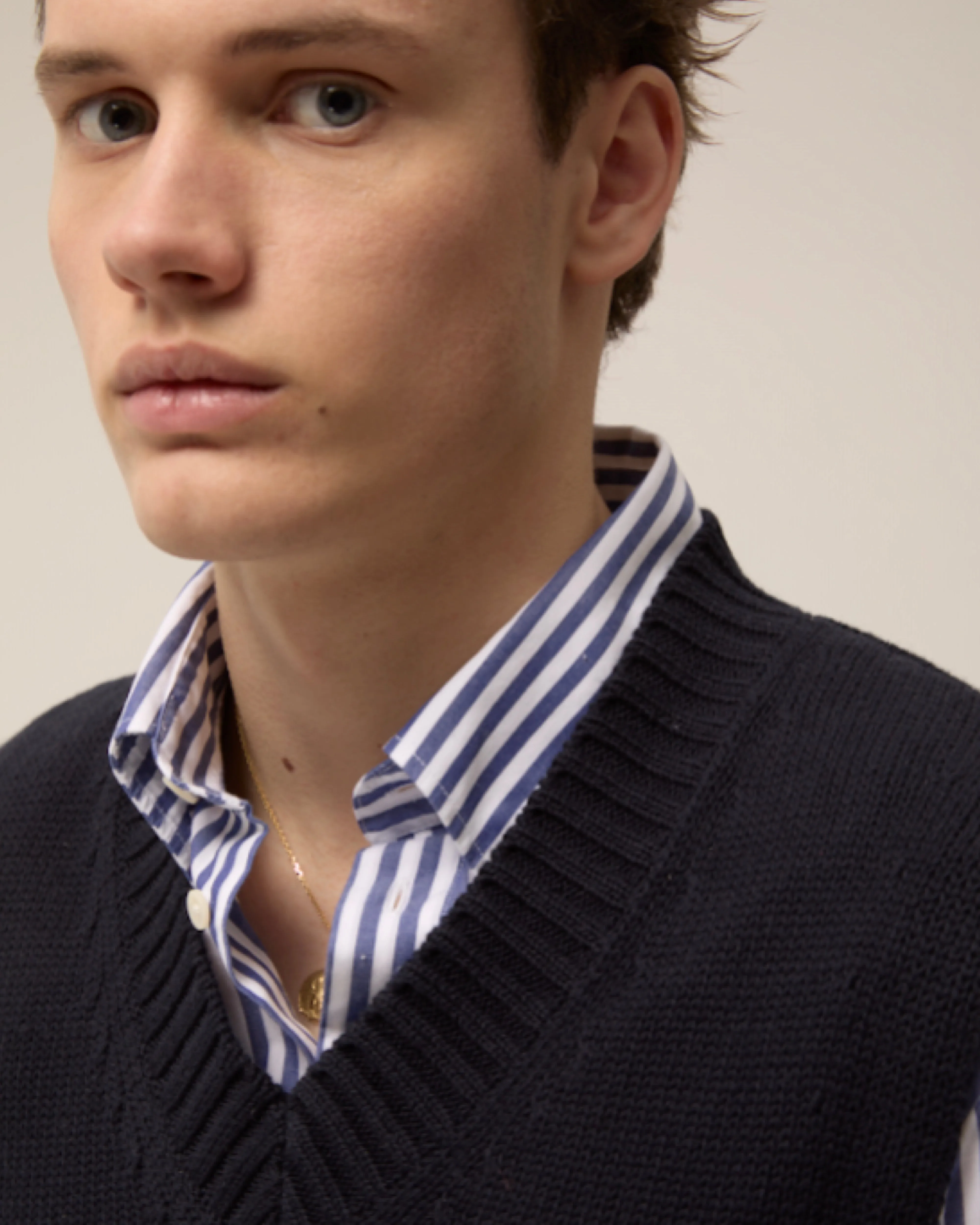 Willow - Navy - Organic Cotton
